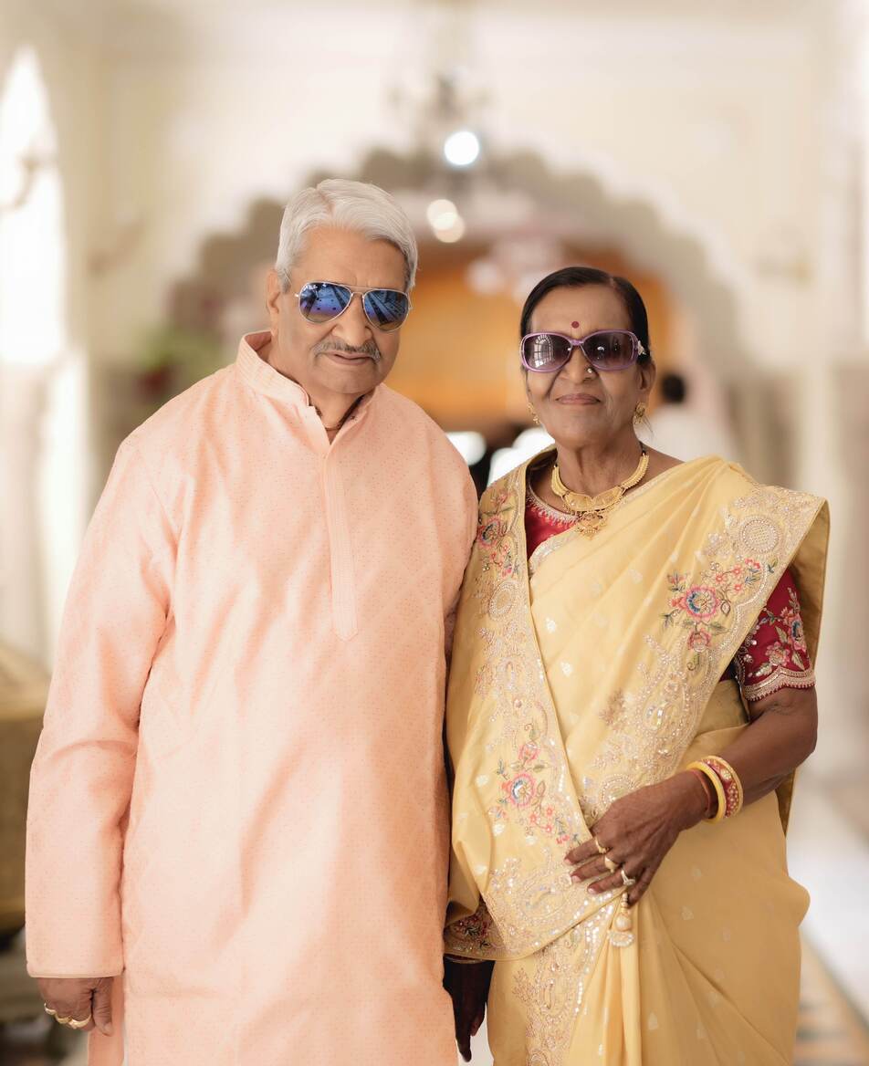 B.M. Sharma & Saroj Sharma wedding photography photograph in Jaipur, Rajasthan